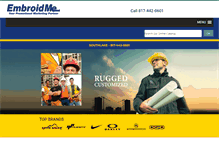 Tablet Screenshot of embroidme-southlake.com